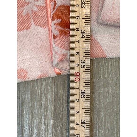 JASMINE ROSE Robe Womens S floral Tie Front‎  Embroidered  Retro Nightwear - Picture 6 of 7